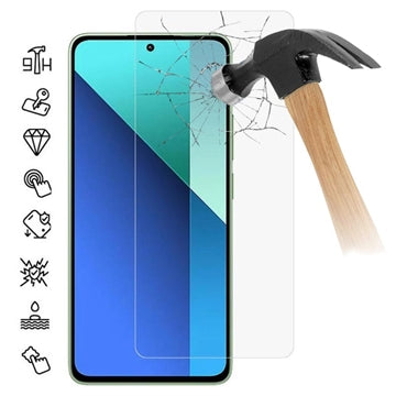 Xiaomi Redmi 13 Skærmbeskyttelse Hærdet Glas - 9H, 0.3mm - Case Friendly - Klar