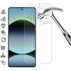Xiaomi Redmi Note 14S Skærmbeskyttelse Hærdet Glas - 9H - Case Friendly - Gennemsigtig