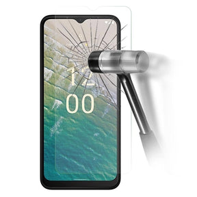 Nokia C32 Hærdet Glas - 9H, 0.3mm - Gennemsigtig