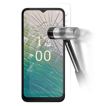 Nokia C32 Hærdet Glas - 9H, 0.3mm - Gennemsigtig