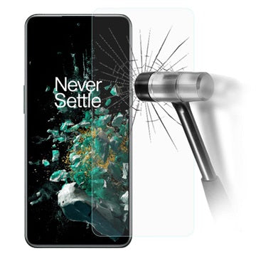 OnePlus 10T Skærmbeskyttelse Hærdet Glas - 9H, 0.3mm - Klar