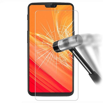 OnePlus 6 Skærmbeskyttelse Hærdet Glas - 0.3mm, 9H - Krystalklar