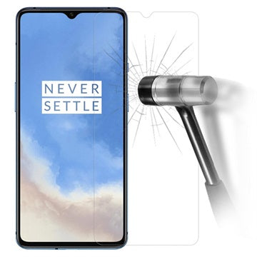 OnePlus 7T Skærmbeskyttelse Hærdet Glas - 9H, 0.3mm - Klar