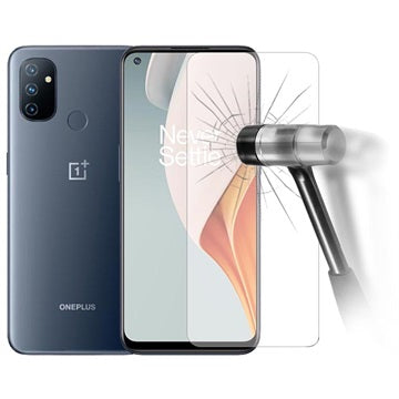 OnePlus Nord N100 Skærmbeskyttelse Hærdet Glas - 9H, 0.3mm - Gennemsigtig