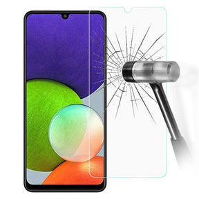 Samsung Galaxy A22 4G Skærmbeskyttelse Hærdet Glas - 9H - Gennemsigtig