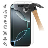iPhone 18 Pro Skærmbeskyttelse Hærdet Glas - 9H - Case Friendly - Gennemsigtig