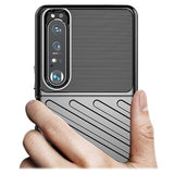 Thunder Series Sony Xperia 1 III TPU Cover - Sort