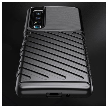 Thunder Series Sony Xperia 1 III TPU Cover - Sort