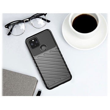 Thunder Series Google Pixel 5 TPU Cover - Sort