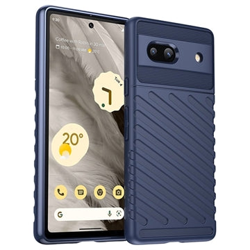 Thunder Series Google Pixel 7a TPU Cover - Blå