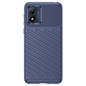 Thunder Series Motorola Moto E13 TPU Cover - Blå