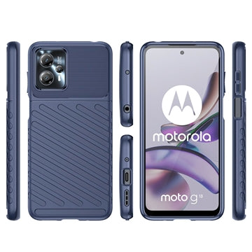 Thunder Series Motorola Moto G13/G23 TPU Cover - Blå