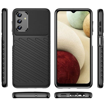 Thunder Series Samsung Galaxy A04s TPU Cover - Sort