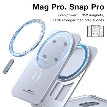 Torras 360 MagSafe kortholder med stativ - grå