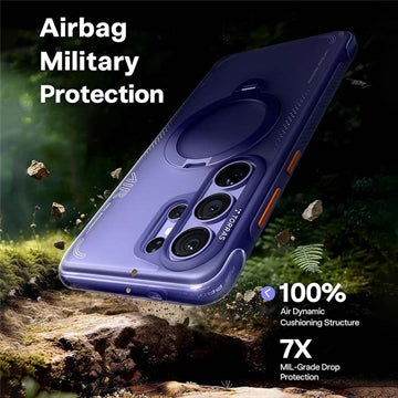 Samsung Galaxy S26 Ultra Torras Ostand Q3 Air MagSafe cover - Mørk lilla