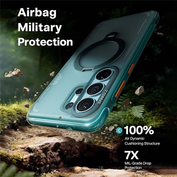 Samsung Galaxy S26 Ultra Torras Ostand Q3 Air MagSafe cover - Grøn