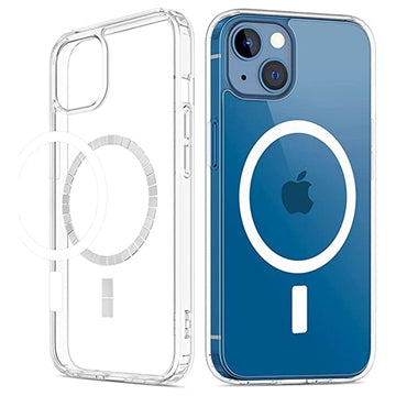 iPhone 15 Hybrid Cover - MagSafe Kompatibel - Gennemsigtig