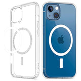 iPhone 15 Hybrid Cover - MagSafe Kompatibel - Gennemsigtig