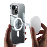 iPhone 15 Hybrid Cover - MagSafe Kompatibel - Gennemsigtig