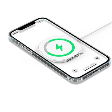 iPhone 15 Hybrid Cover - MagSafe Kompatibel - Gennemsigtig