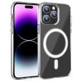 iPhone 15 Pro Hybrid Cover - MagSafe Kompatibel - Gennemsigtig