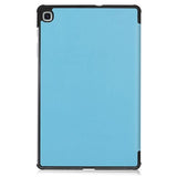 Tri-Fold Series Samsung Galaxy Tab S6 Lite 2020/2022/2024 Folio Taske - Babyblå