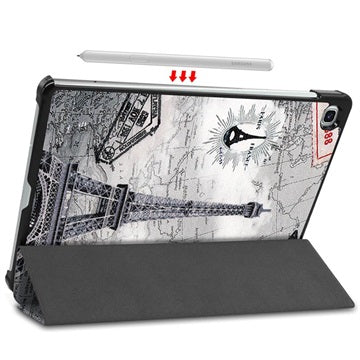 Tri-Fold Series Samsung Galaxy Tab S6 Lite 2020/2022/2024 Folio Taske - Eiffeltårnet