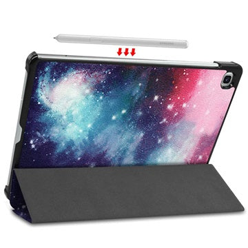 Tri-Fold Series Samsung Galaxy Tab S6 Lite 2020/2022/2024 Folio Taske - Galakse