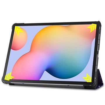 Tri-Fold Series Samsung Galaxy Tab S6 Lite 2020/2022/2024 Folio Taske - Galakse