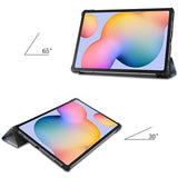 Tri-Fold Series Samsung Galaxy Tab S6 Lite 2020/2022/2024 Folio Taske - Galakse