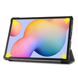 Tri-Fold Series Samsung Galaxy Tab S6 Lite 2020/2022/2024 Folio Taske - Grå