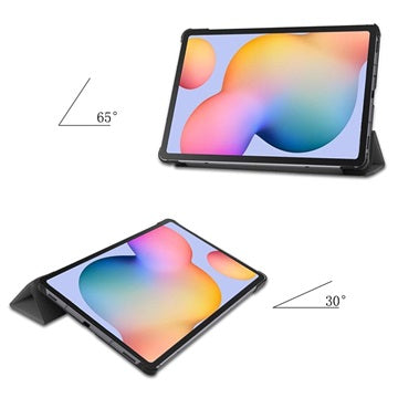 Tri-Fold Series Samsung Galaxy Tab S6 Lite 2020/2022/2024 Folio Taske - Grå
