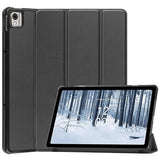 Tri-Fold Series Nokia T21 Smart Folio Cover - Sort