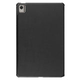 Tri-Fold Series Nokia T21 Smart Folio Cover - Sort