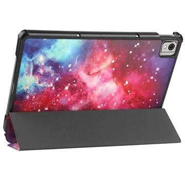 Tri-Fold Series Nokia T21 Smart Folio Cover - Galakse