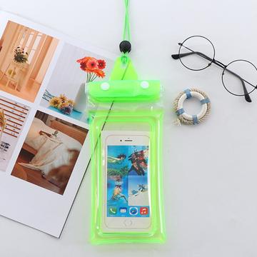 Triple Seal vandtæt universaltaske til smartphone - 7.2" - grøn