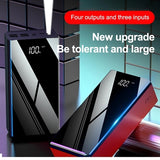 Triple USB Hurtig Powerbank 50000mAh - PD 18W - Sort