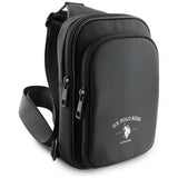 U.S. Polo Assn. Petit Pique crossbody arch telefontaske - Sort