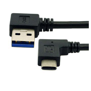 USB 3.1 Type-C / USB 3.0-Kabel - Sort
