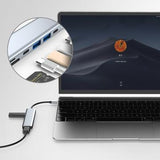 USB-C 7-i-1 hub - HDMI/USB-A/USB-C PD/SD/Micro SD - Grå