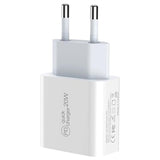PD USB-C Oplader - 20W - Hvid