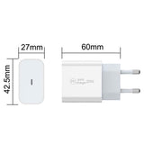 PD USB-C Oplader - 20W - Hvid