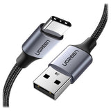 Ugreen Quick Charge 3.0 USB-C Kabel - 3A, 2m - Grå