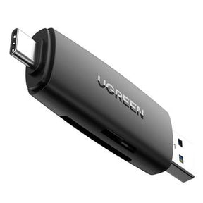 Ugreen USB-C og USB til SD/MicroSD 5Gbps kortlæser