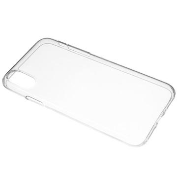 Ultratyndt iPhone X / iPhone XS Silikone Cover - Gennemsigtig
