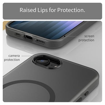 iPhone 16e/17e UltraGuard Matte MagSafe Cover - Sort