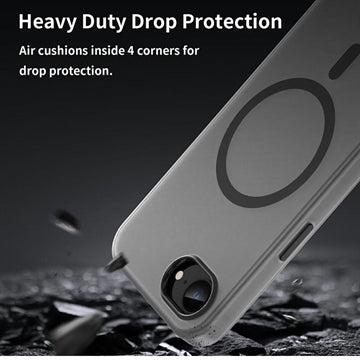 iPhone 16e/17e UltraGuard Matte MagSafe Cover - Sort