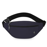 Unisex enkelt skuldertaske / crossbody-taske - mørkeblå