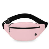 Unisex enkelt skuldertaske / crossbody-taske - pink
