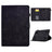 Universal 3D Pattern Smart Tablet Folio Etui - 10" - Sort